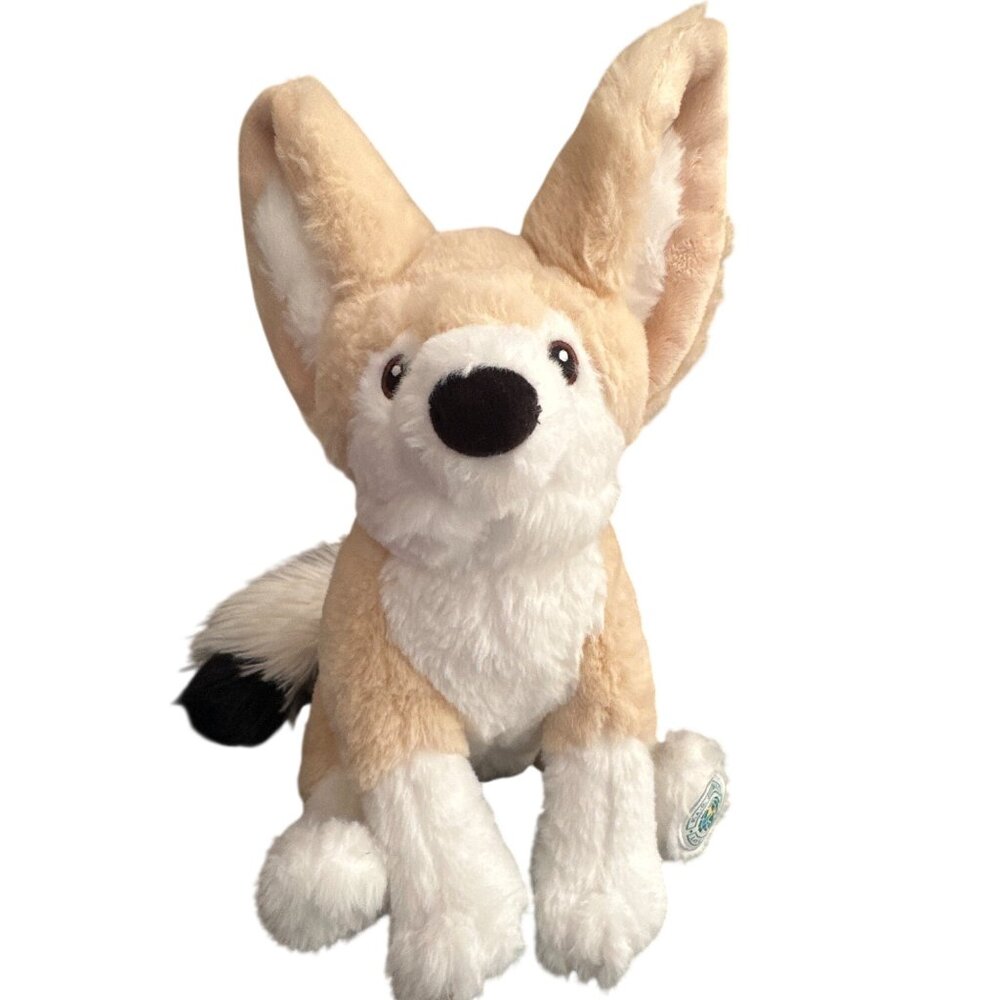 FAO Schwartz Stuffed Fennec Fox Plush Wildlife Conservation Collectible Soft Toy - Picture 1 of 6